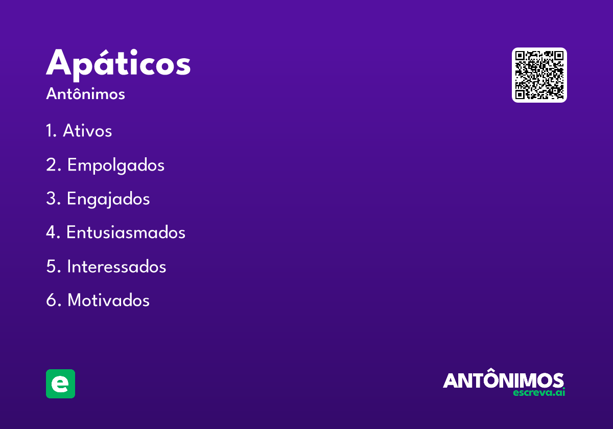 apáticos