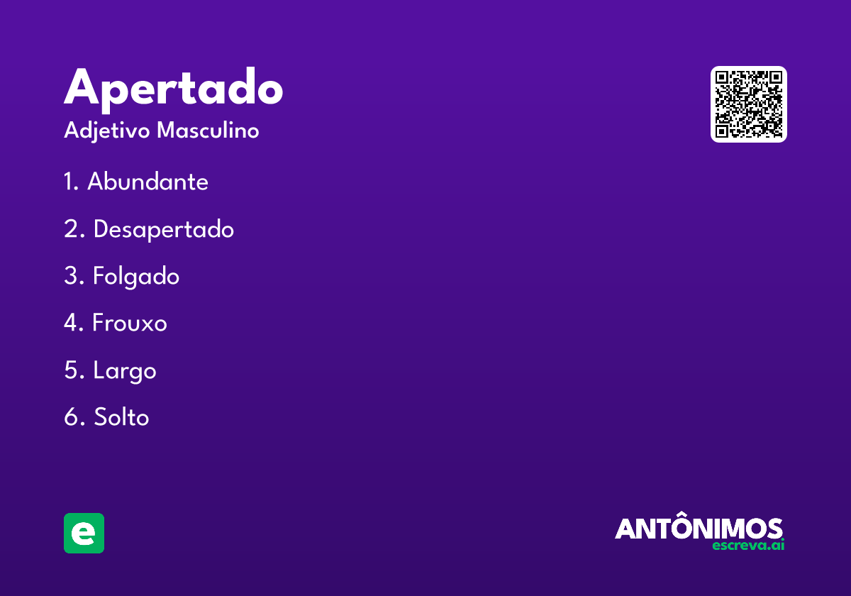 apertado