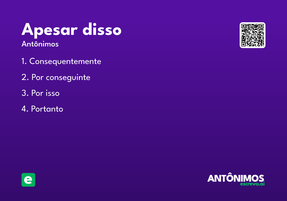 apesar disso