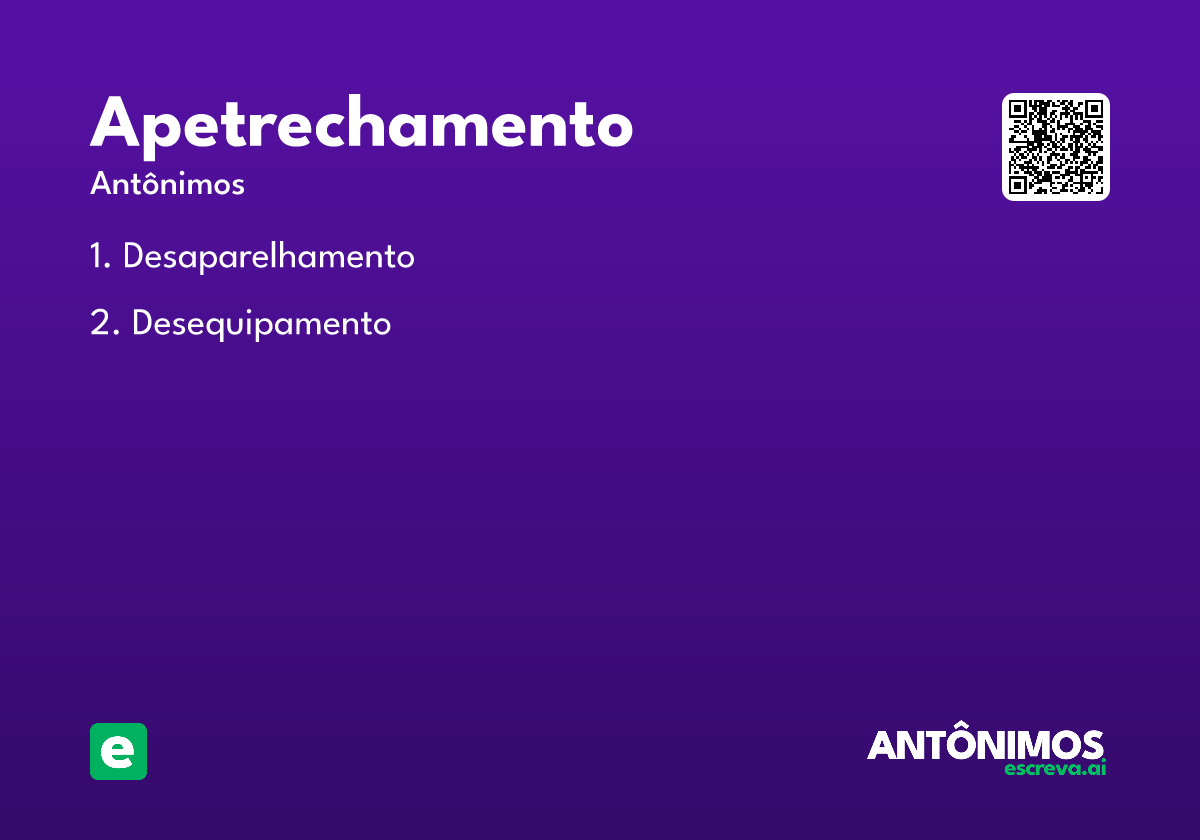 apetrechamento