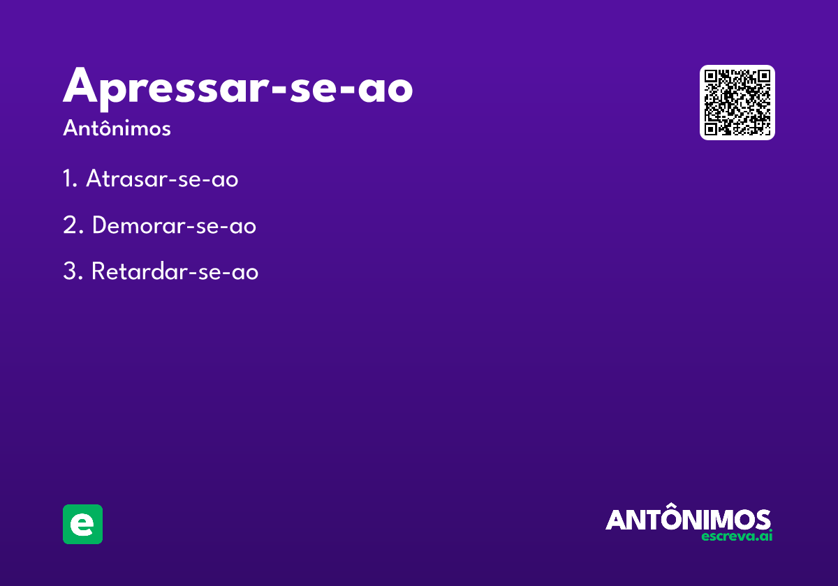 apressar-se-ao