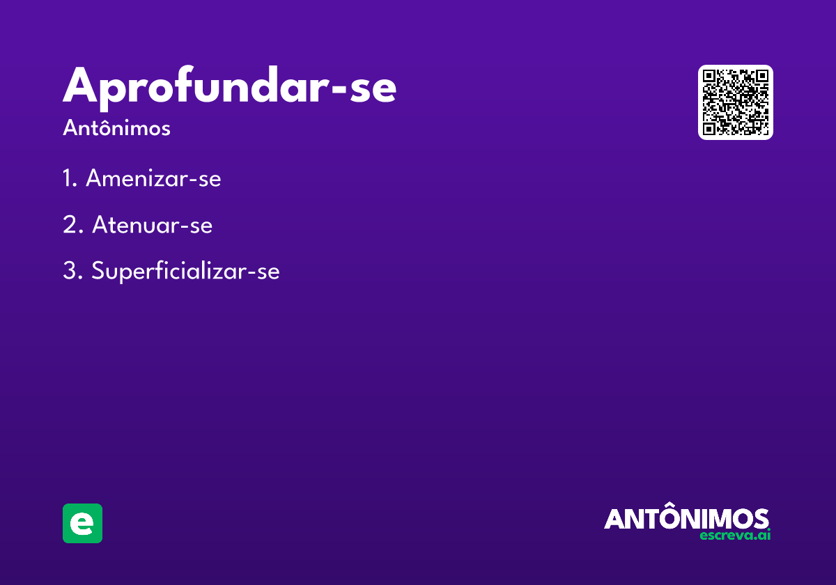 aprofundar-se