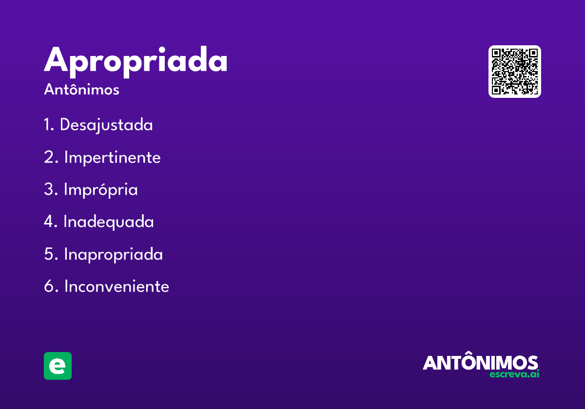 apropriada