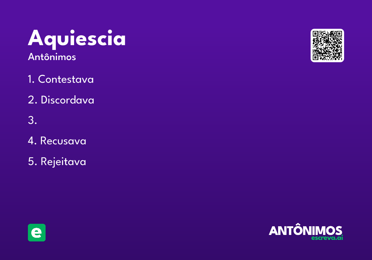 aquiescia