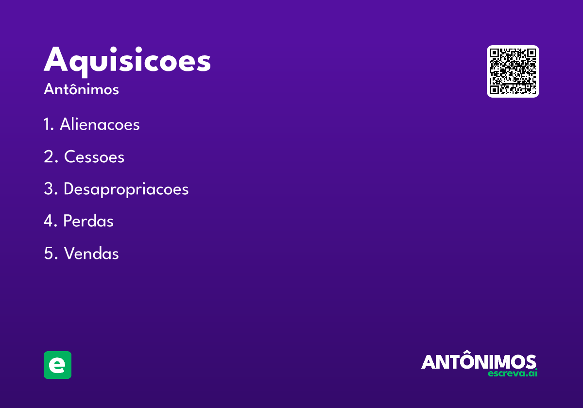 aquisicoes