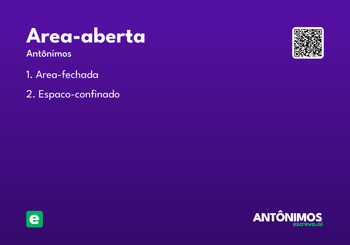 area-aberta