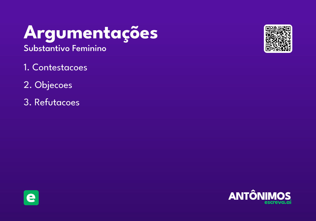 argumentações