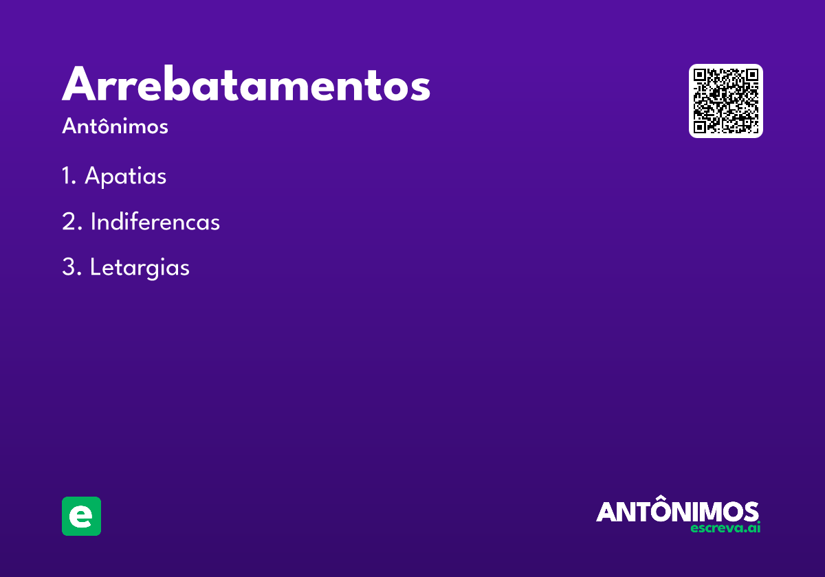 arrebatamentos