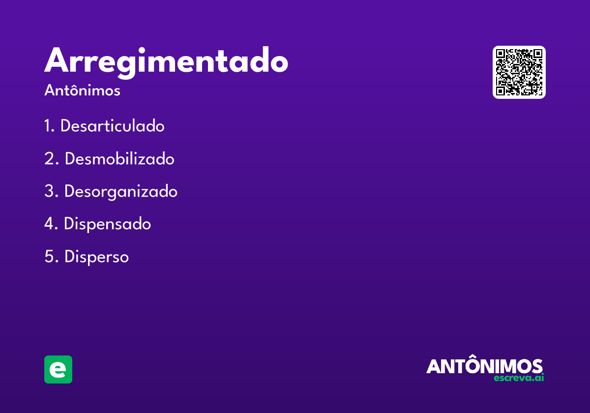 arregimentado