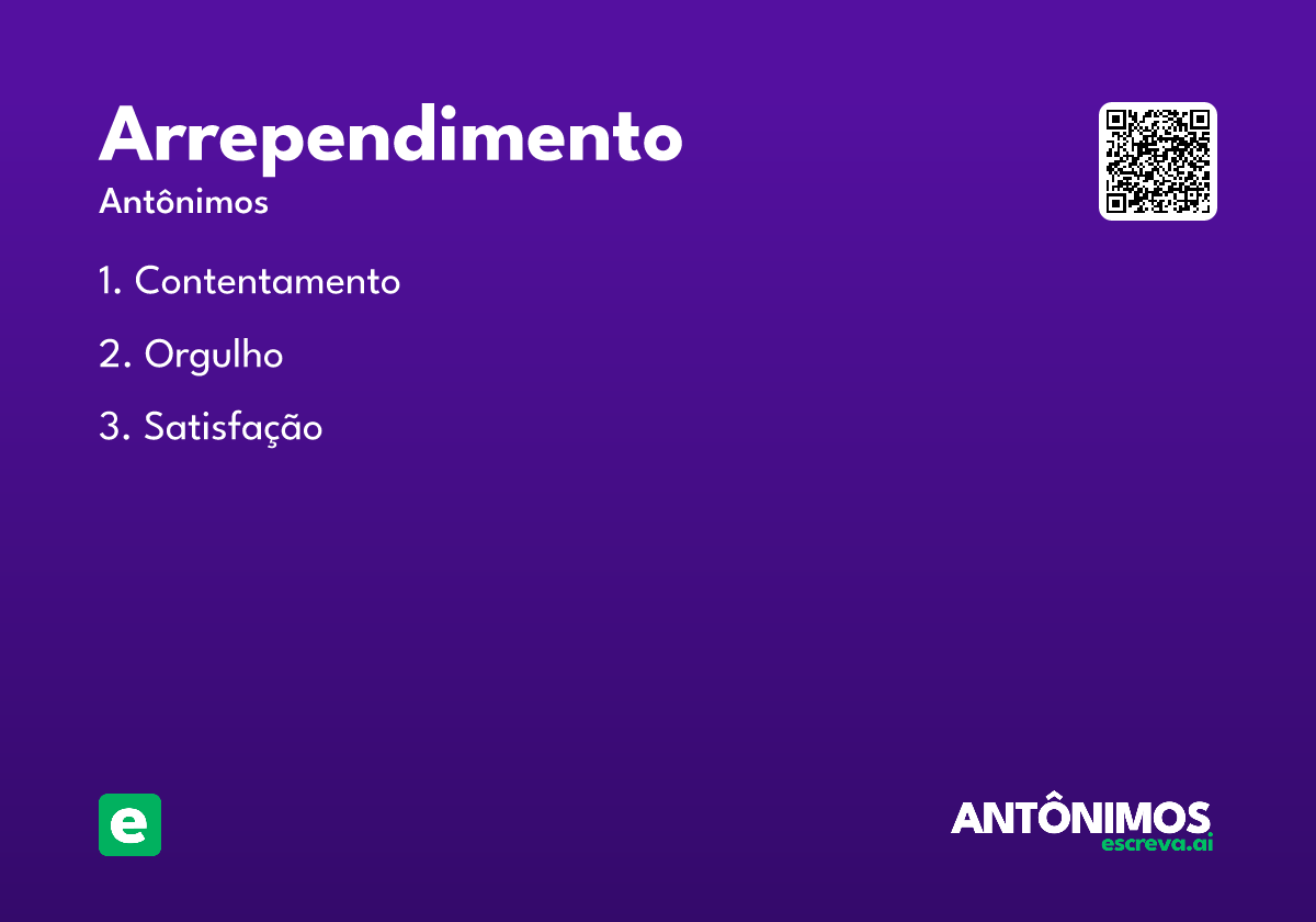 arrependimento