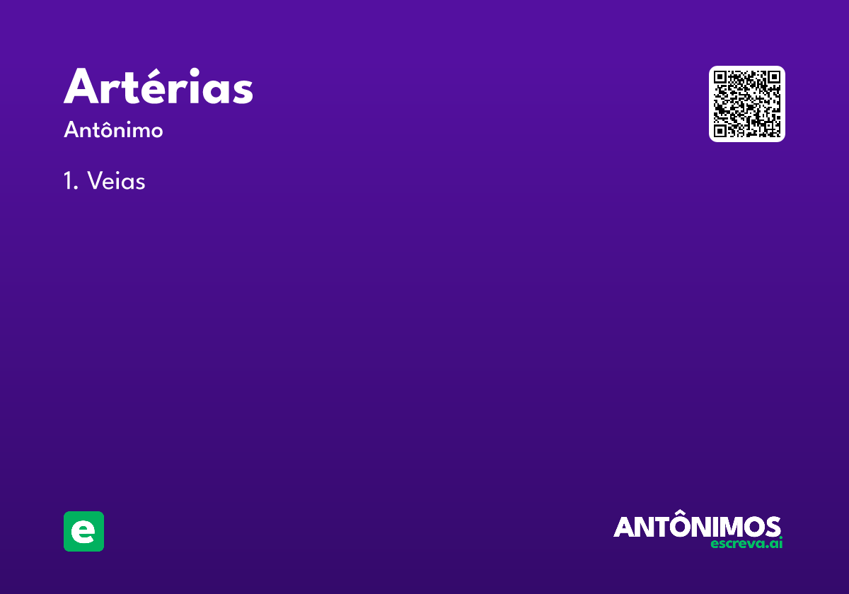 artérias