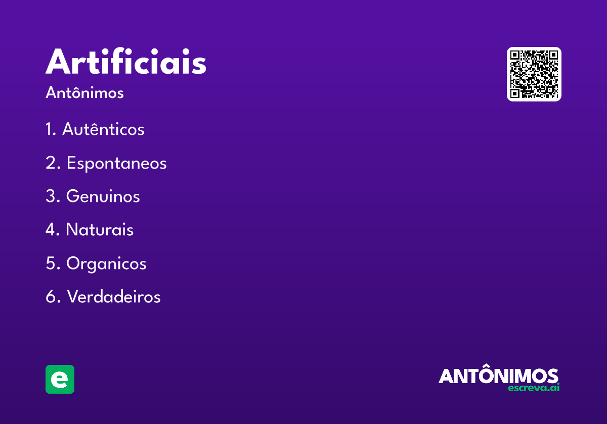 artificiais