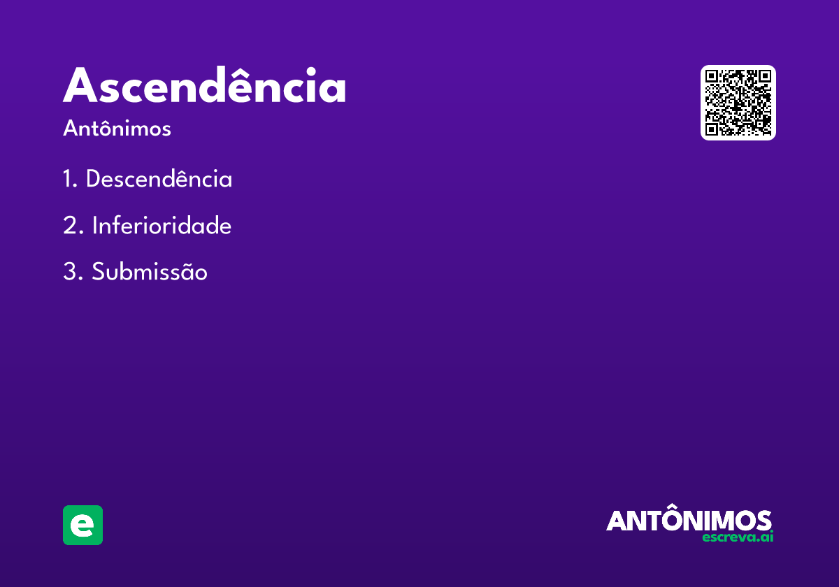 ascendência