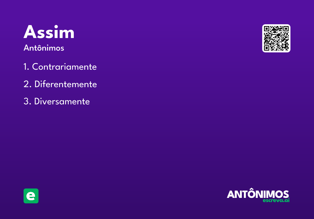 assim