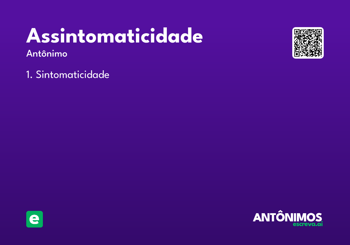 assintomaticidade
