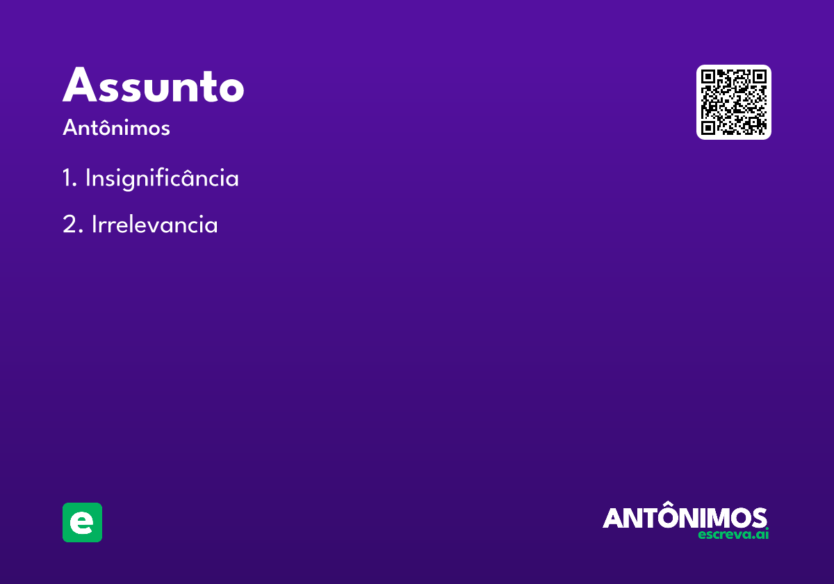 assunto