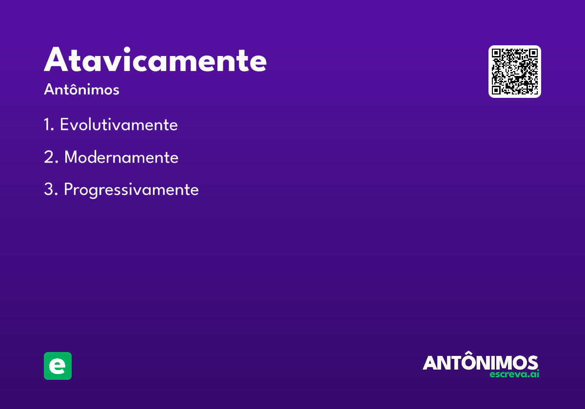 atavicamente