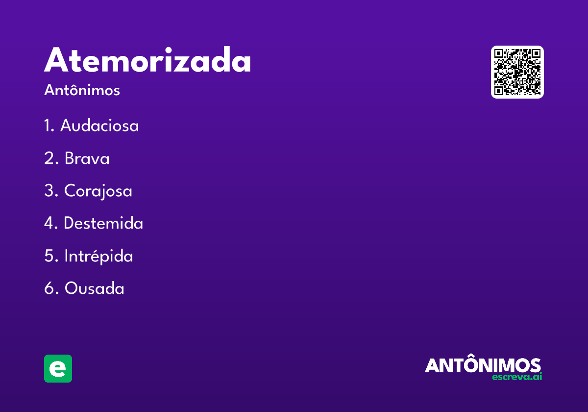 atemorizada