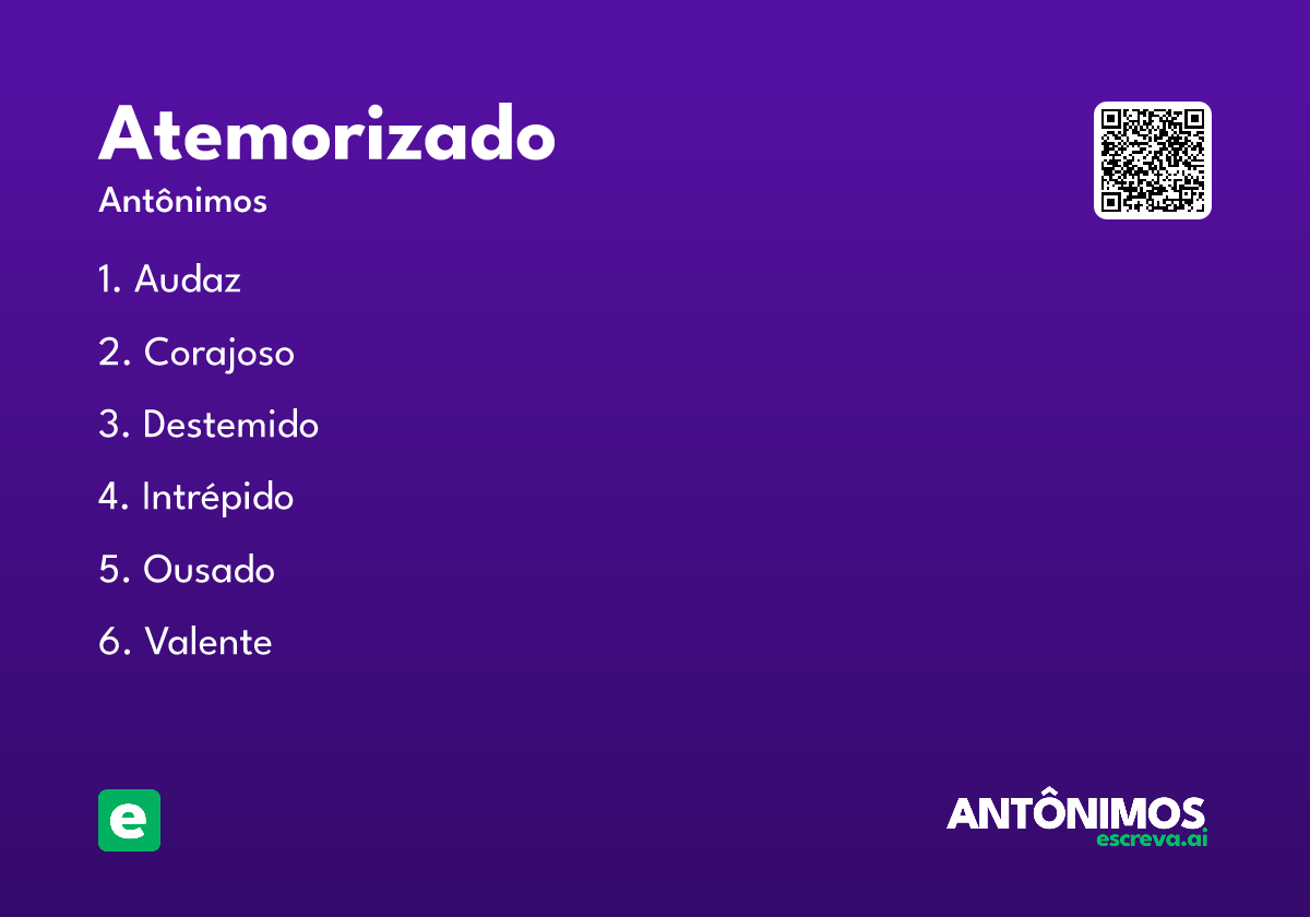 atemorizado