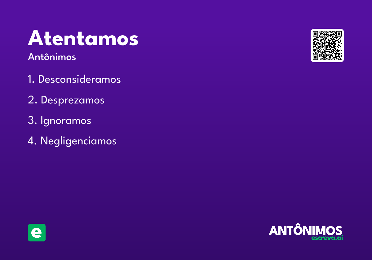 atentamos