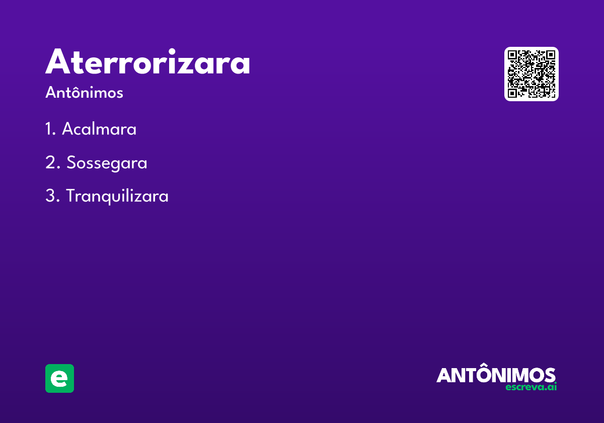 aterrorizara