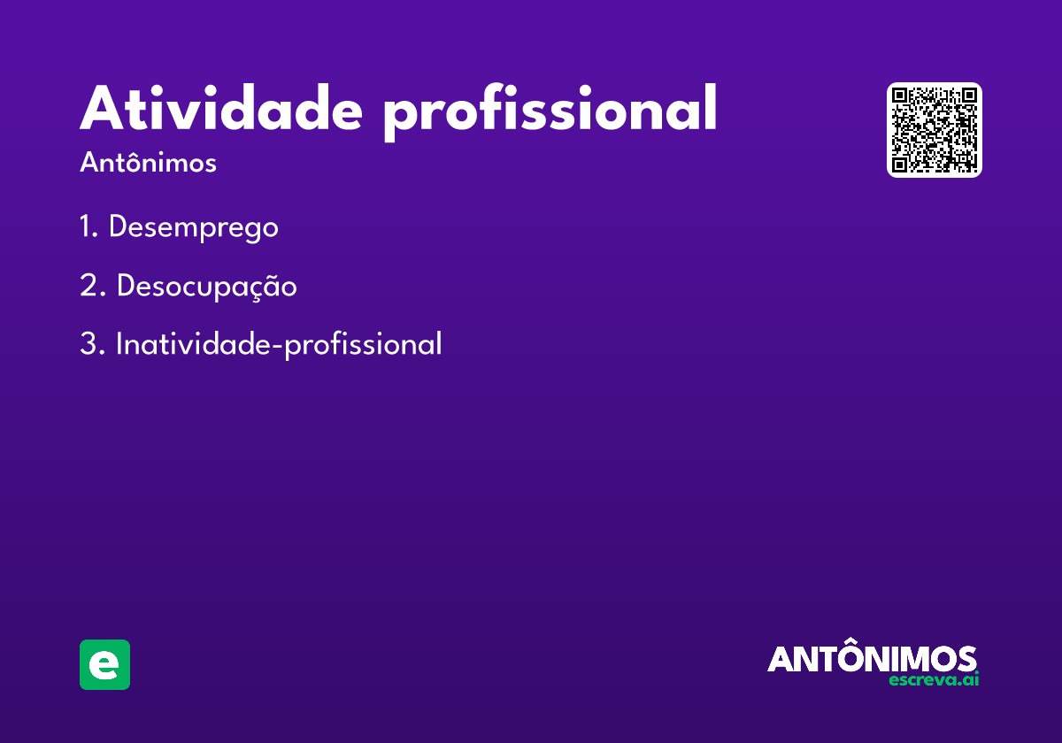 atividade profissional