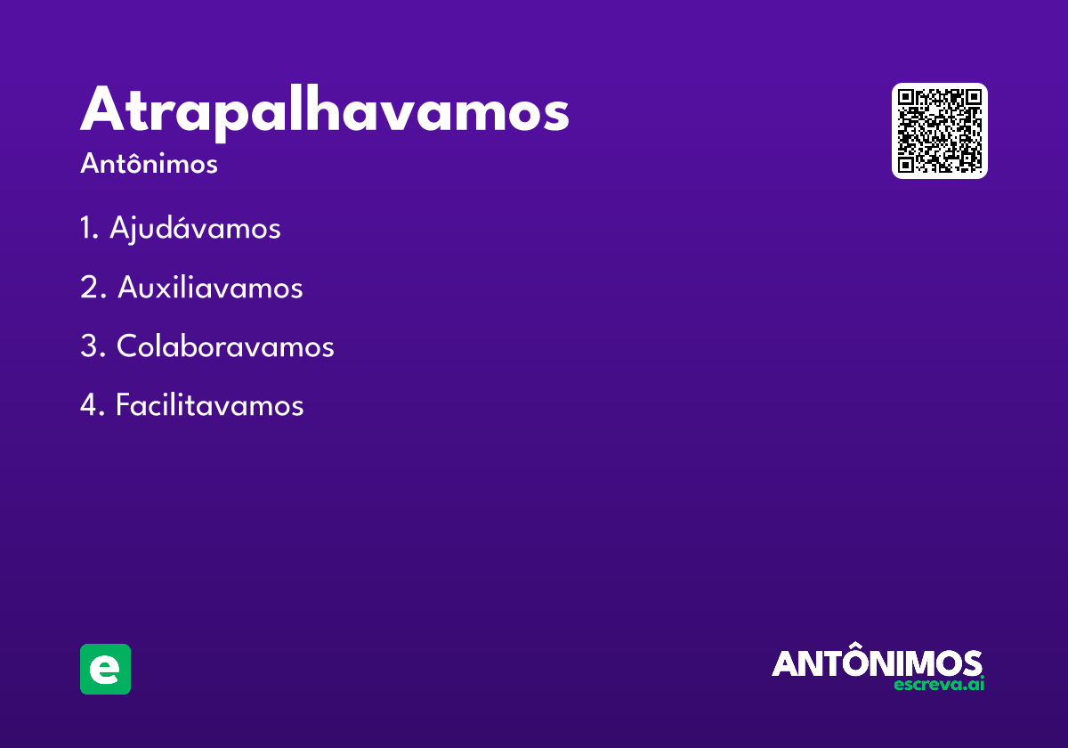 atrapalhavamos