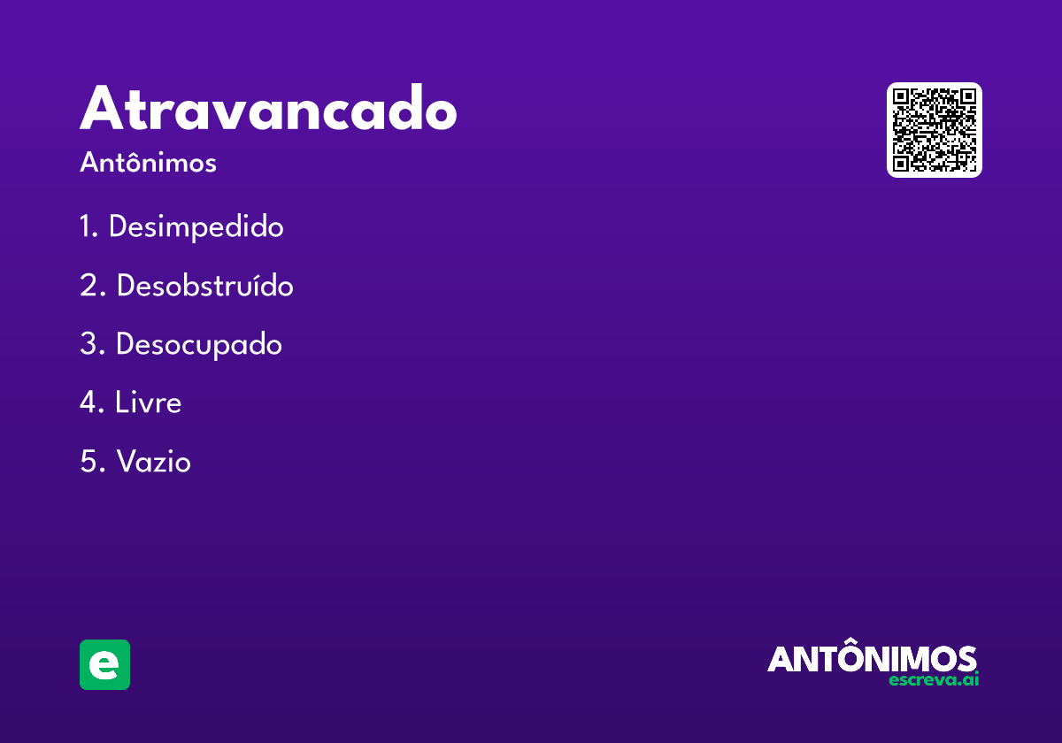 atravancado