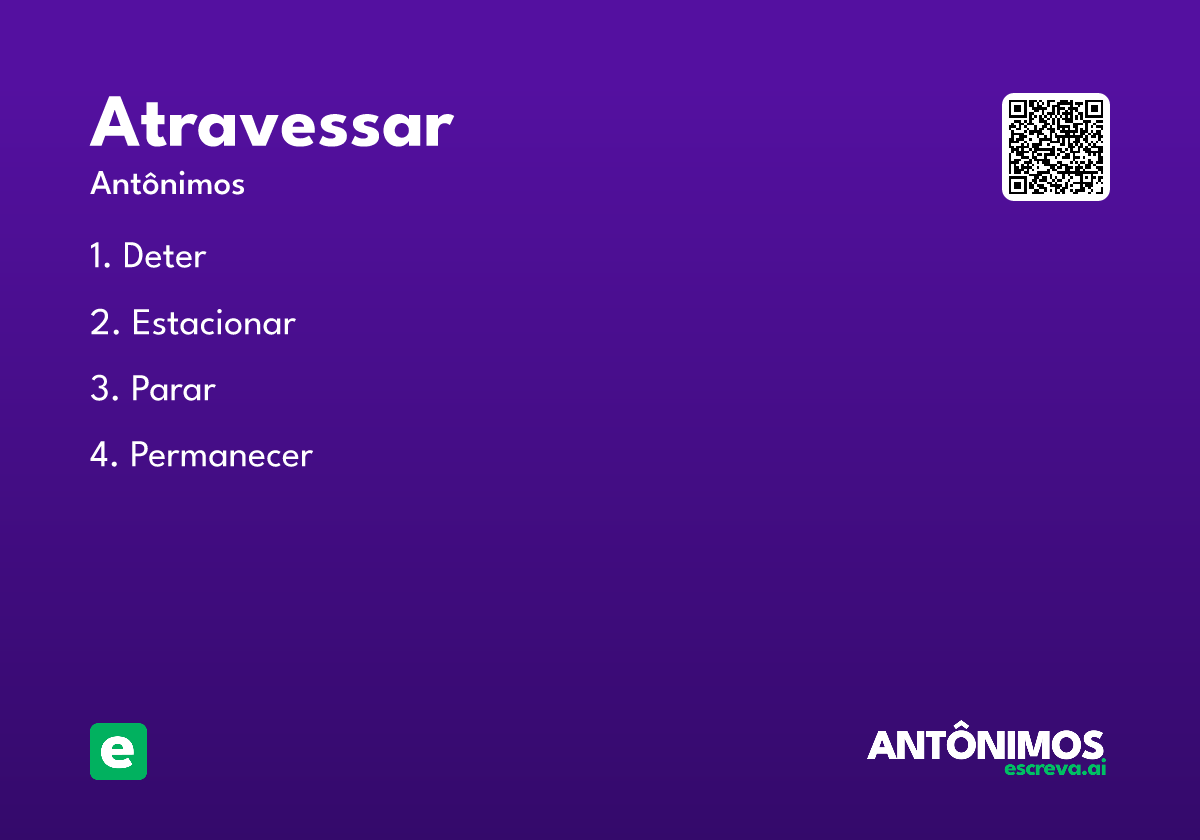 atravessar