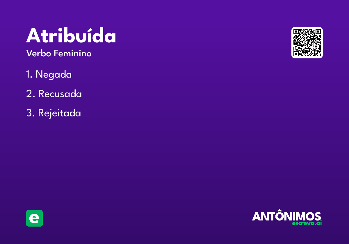 atribuída