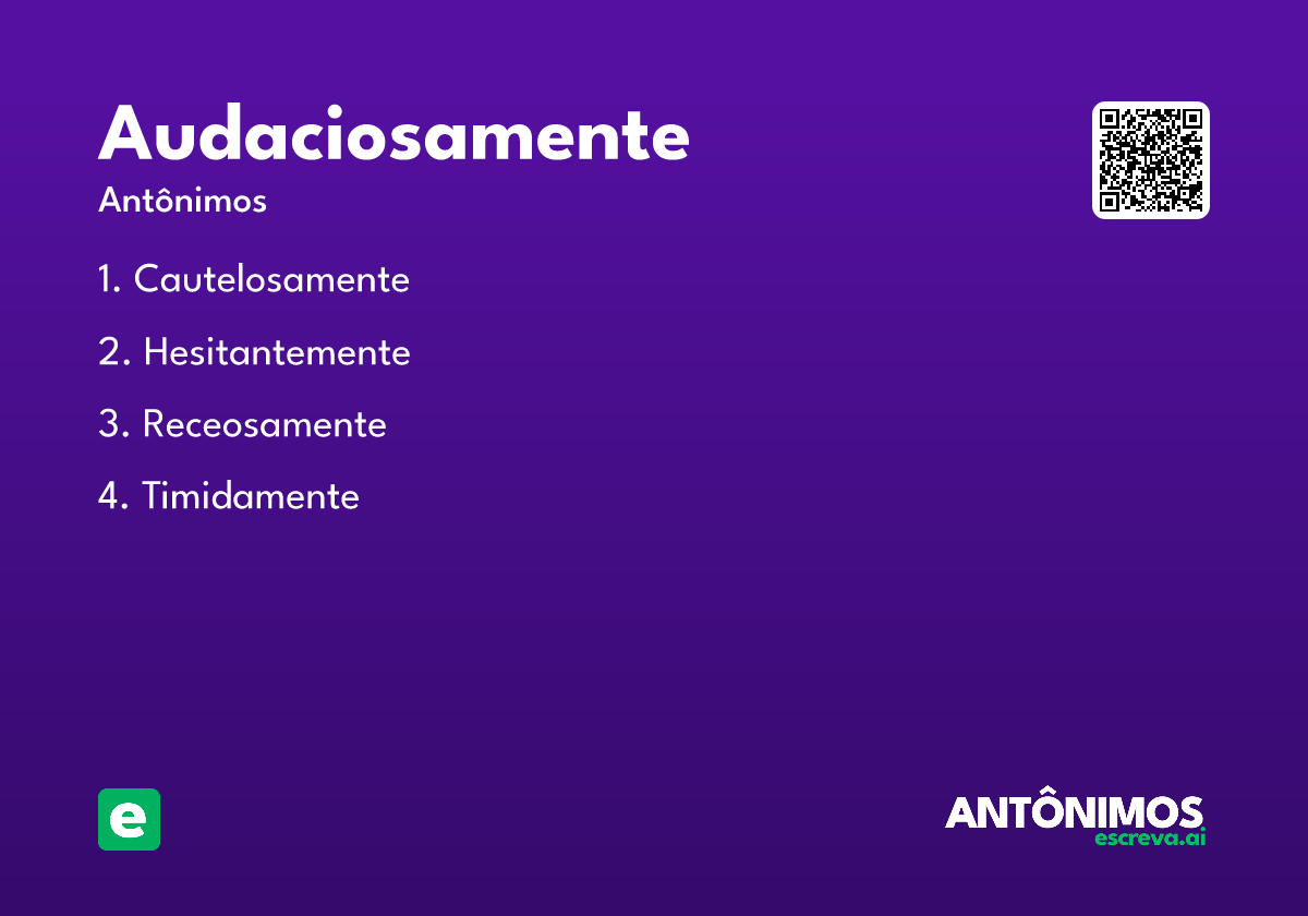 audaciosamente