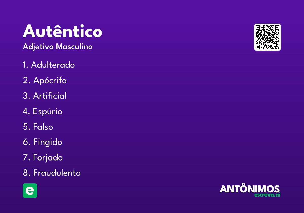 autêntico