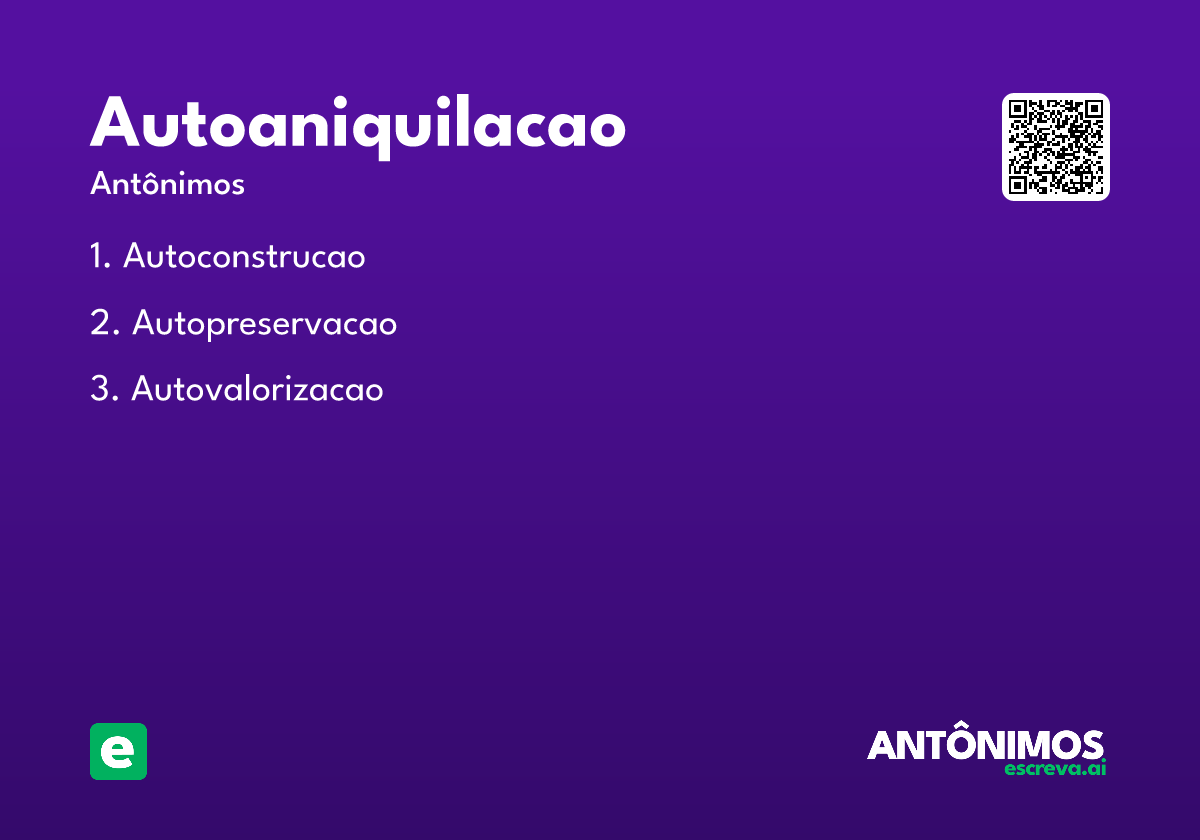 autoaniquilacao