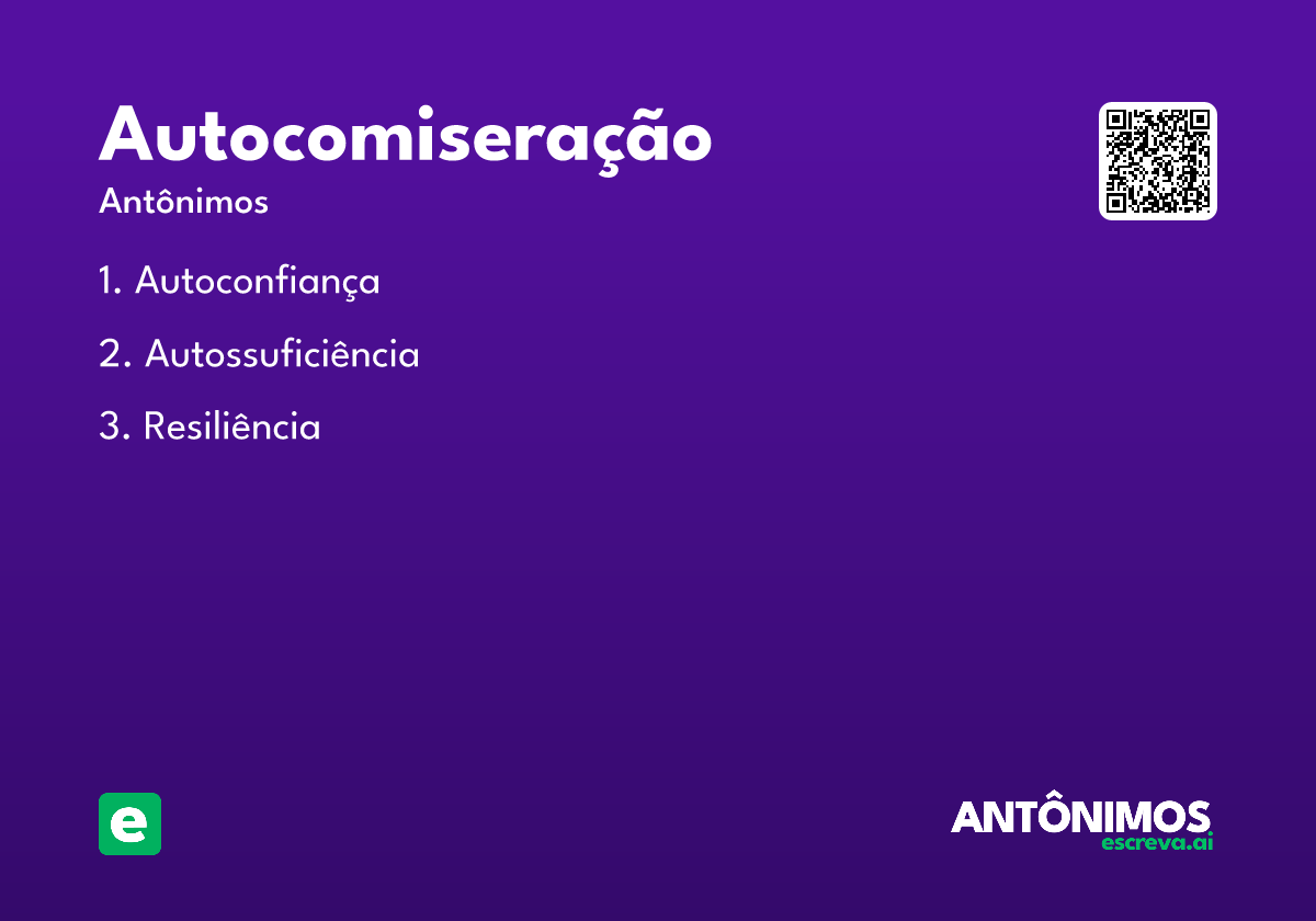 autocomiseração