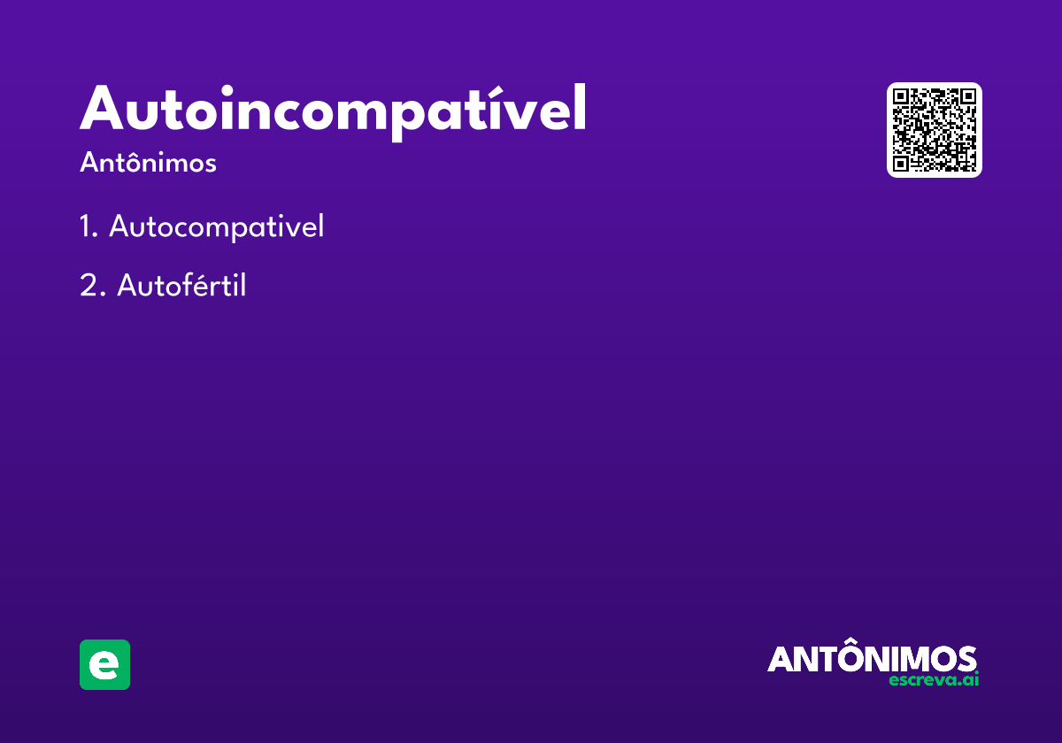 autoincompatível
