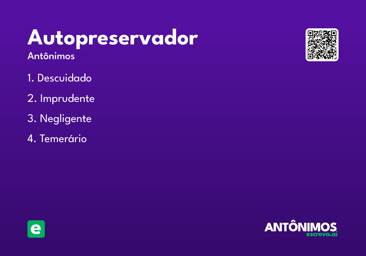 autopreservador