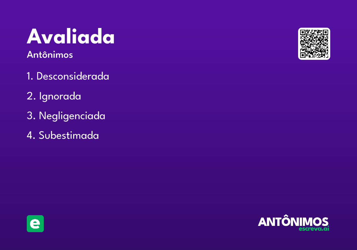 avaliada