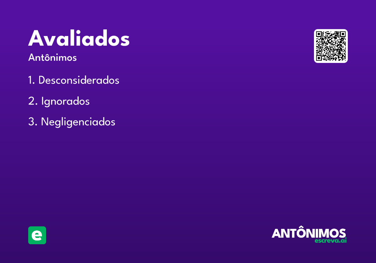 avaliados