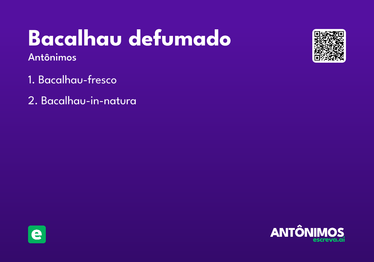 bacalhau defumado