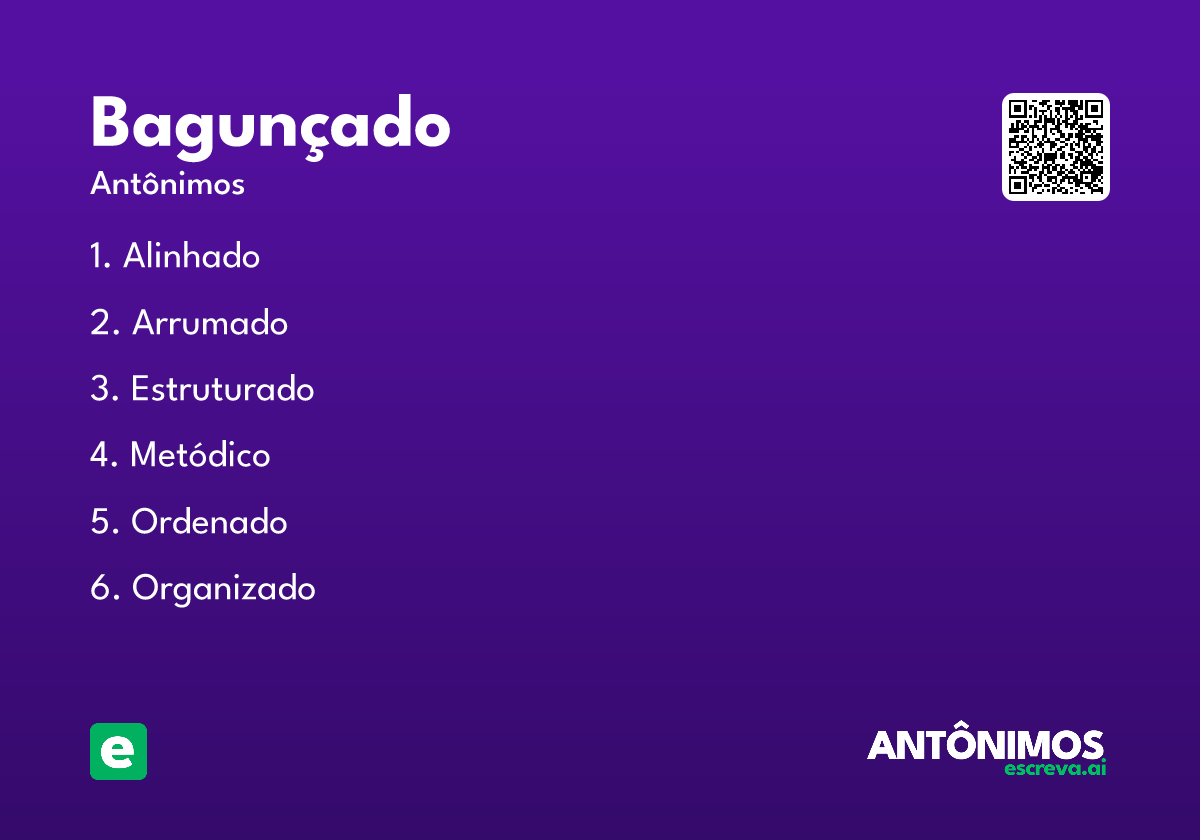 bagunçado