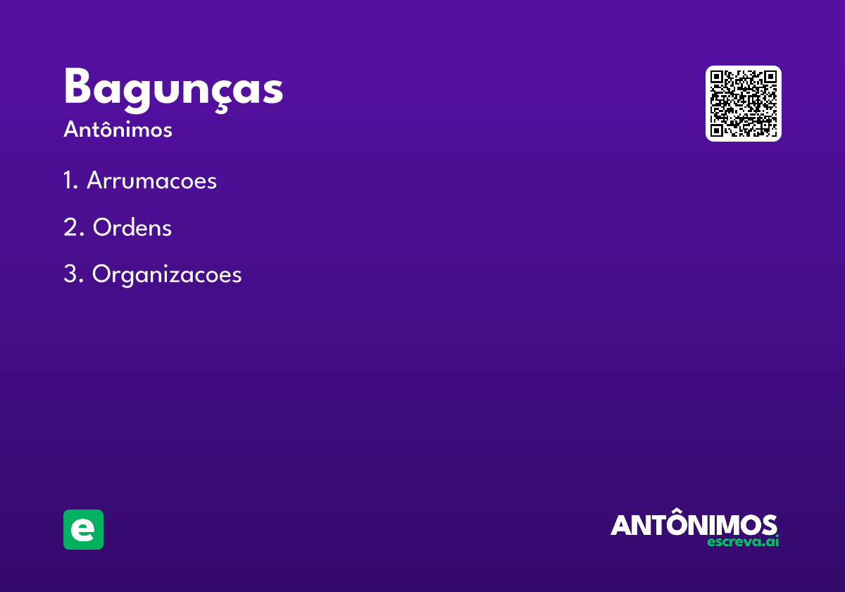 bagunças