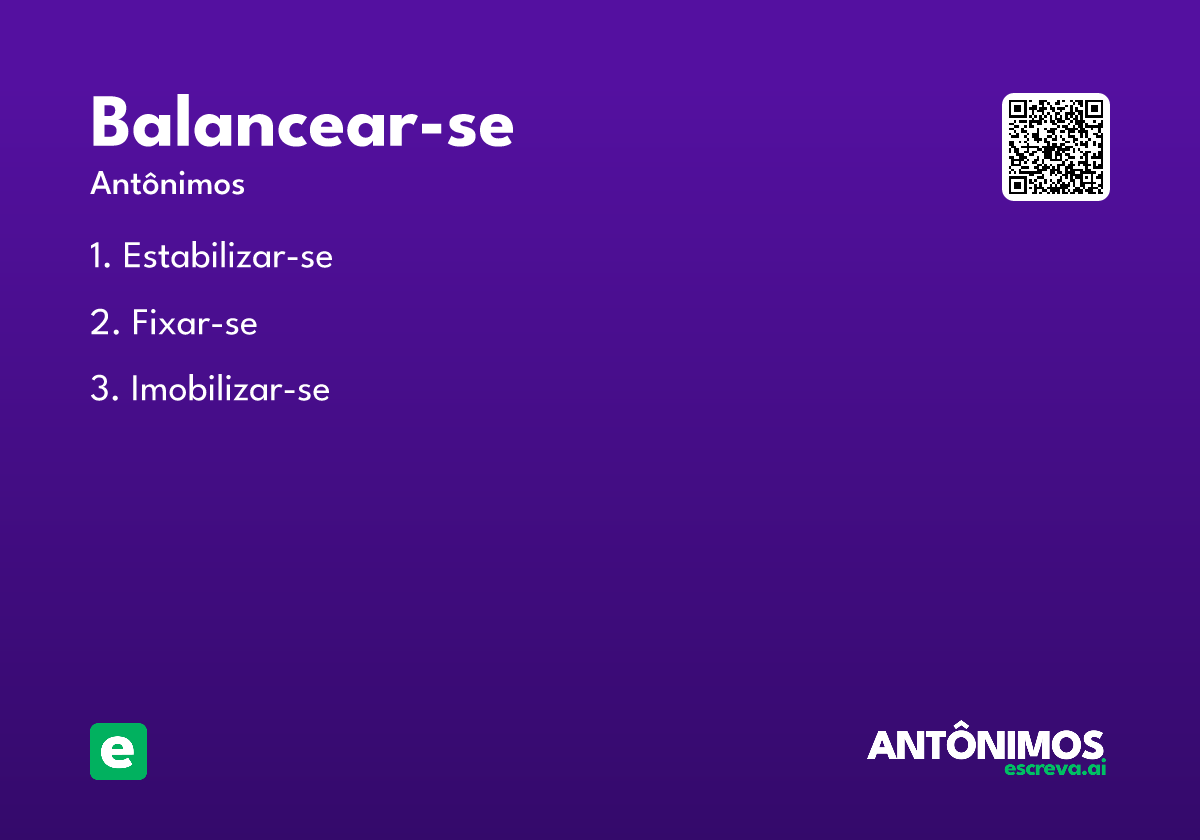 balancear-se