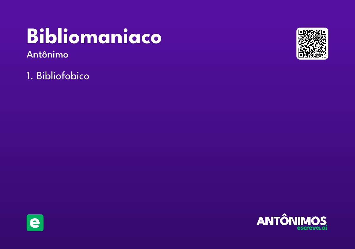 bibliomaniaco