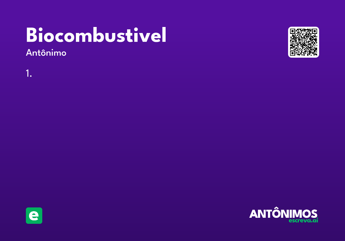 biocombustivel