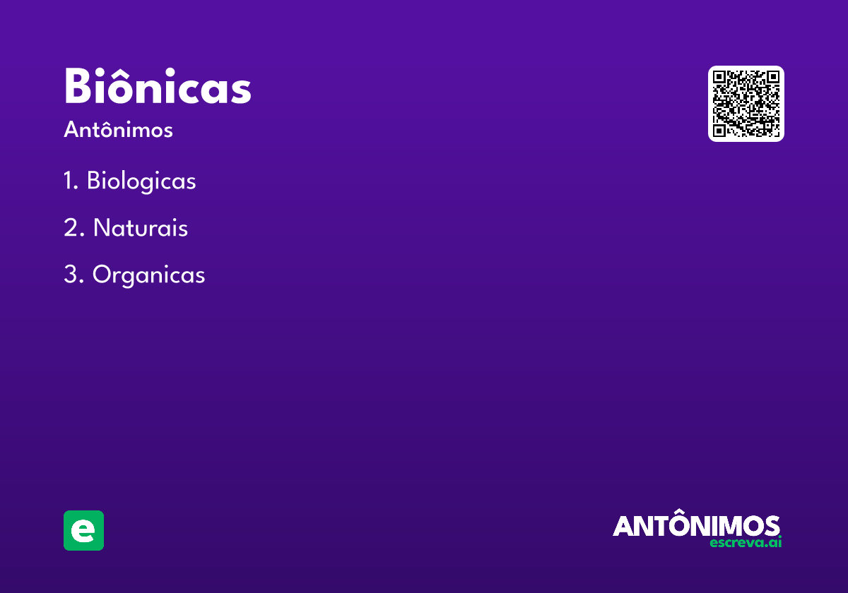 biônicas