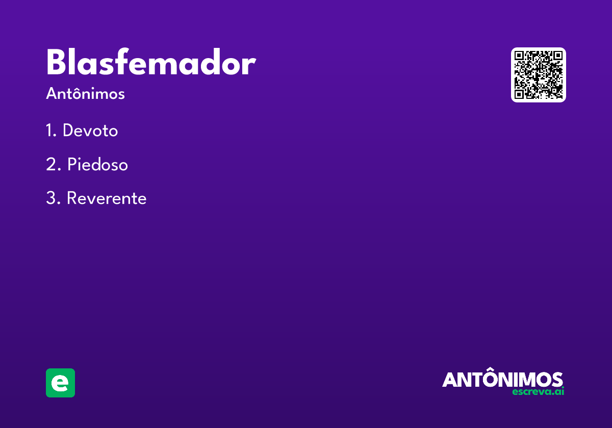 blasfemador