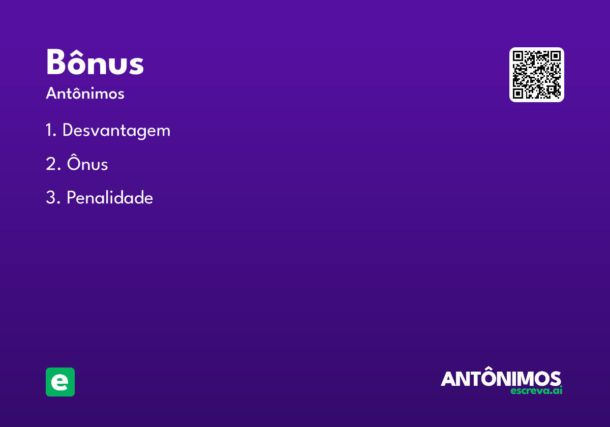 bônus