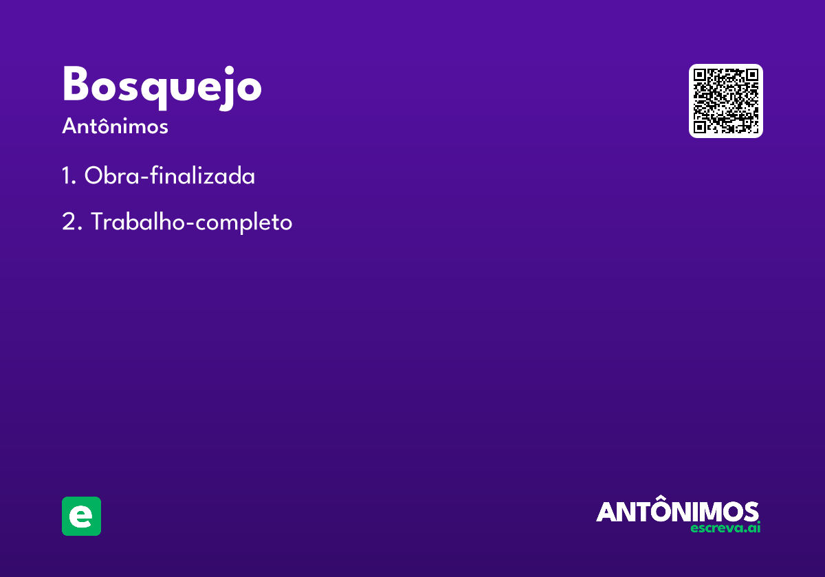bosquejo