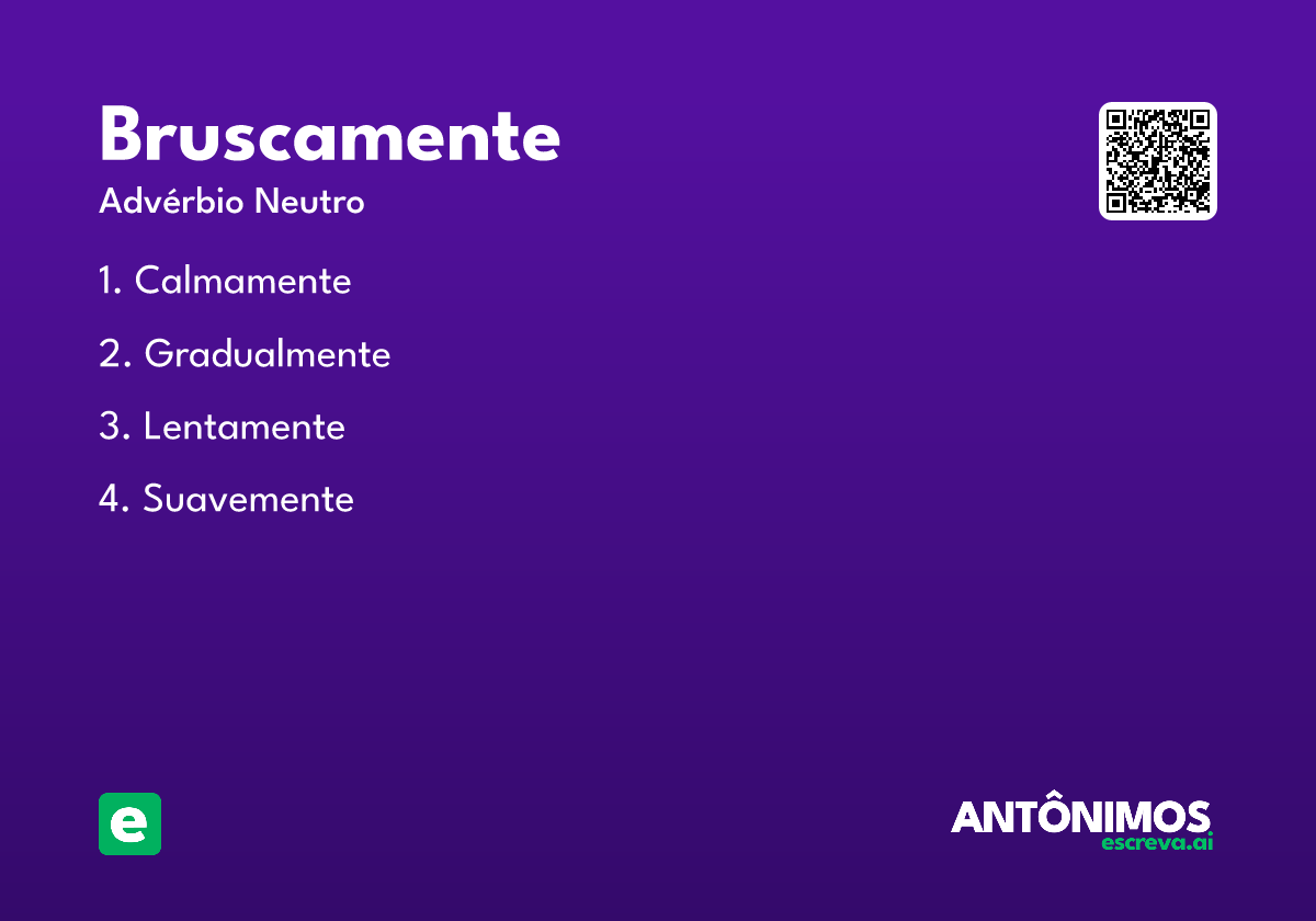 bruscamente