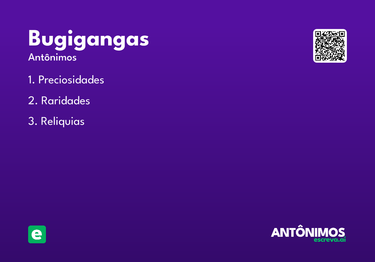 bugigangas